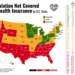 Population Not Covered by Health Insurance by U.S. State