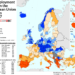 Unemployment rates in the European Union regions in 2017